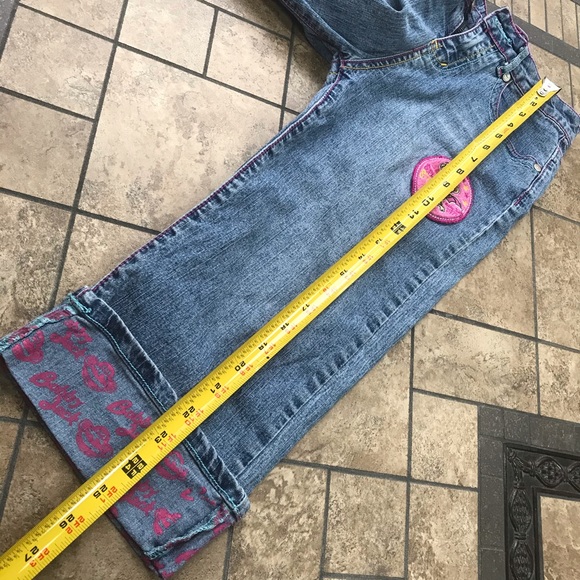 Vintage Bobby Jack Monkey Capri Denim Jeans - Picture 10 of 12